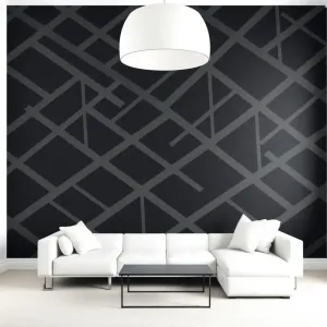 Tapeta w salonie na jednej ścianie