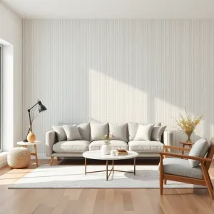 Tapeta w stylu skandynawskim do salonu