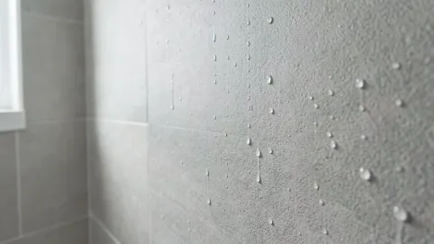 tapeta z włókna szklanego pod prysznic