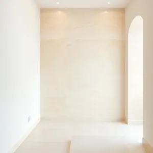 Trawertyn na ścianę w przedpokoju