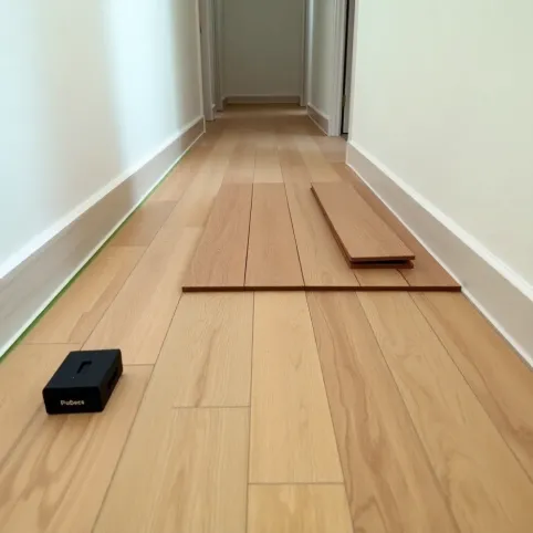 Układanie paneli w wąskim pokoju