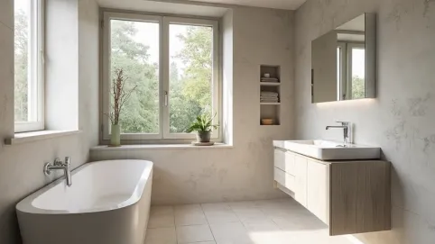 ukryte szafki łazienkowe