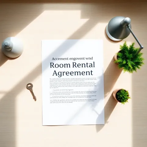 Umowa najmu pokoju z używalnością kuchni i łazienki