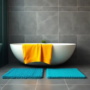 W jakim kolorze dodatki do szarej łazienki