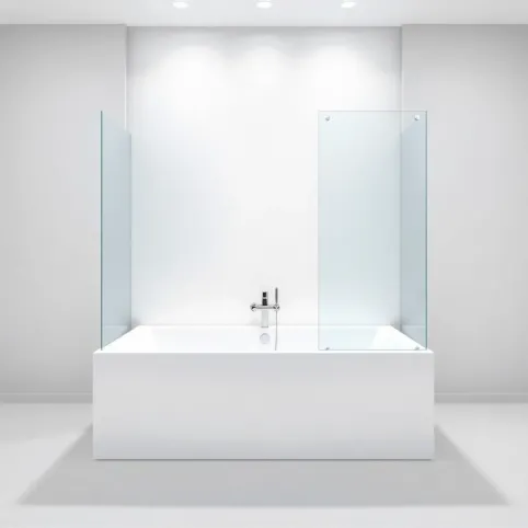 Wanna 140x60 z parawanem