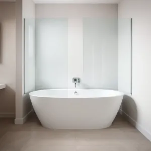 Wanna 140x80 z parawanem