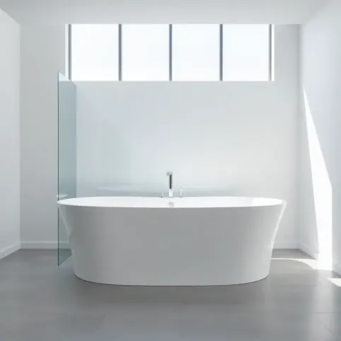 Wanna 180 x 80 z parawanem