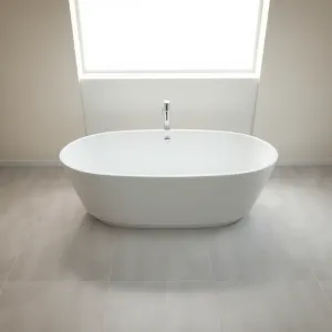 Wanną na ogrzewaniu podłogowym