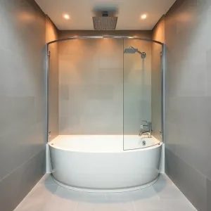 wanna narożna z prysznicem