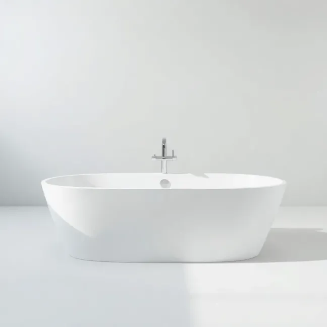 Wanna wolnostojąca 160 z odpływem z boku