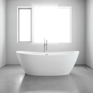 Wanna wolnostojąca odpływ z boku