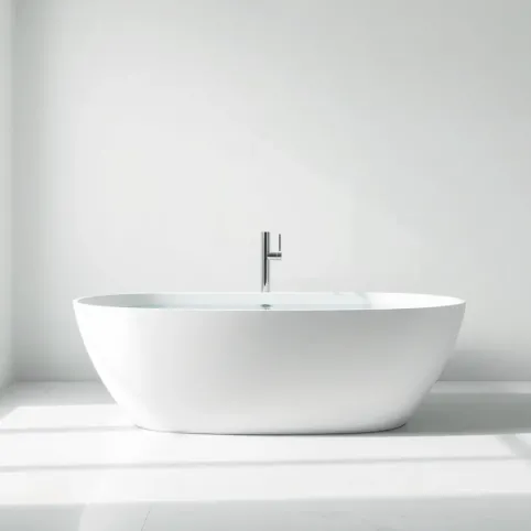 Wanna wolnostojąca z napełnianiem przez przelew