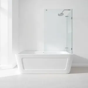 Wanna z obudową i parawanem