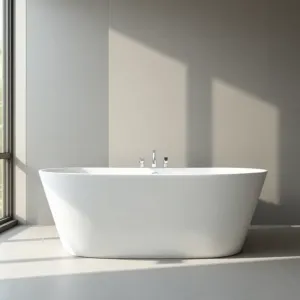 Wanna z odpływem na środku 170x70