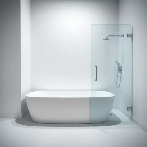 Wanna z parawanem prysznicowym