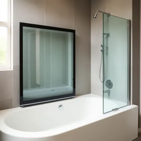 Wanna z parawanem przesuwnym