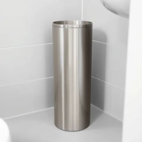 Wąski kosz na śmieci do łazienki