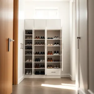 Wąskie szafki na buty do przedpokoju