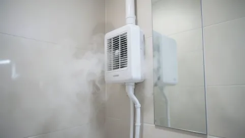 Wentylacja elektryczną w łazience