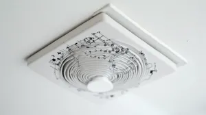 Wentylator łazienkowy z wyłącznikiem czasowym schemat