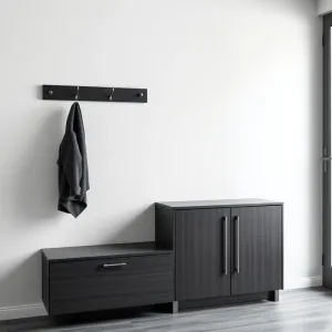 Wieszak i szafka na buty do przedpokoju