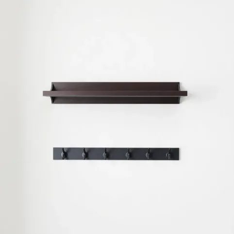 Wieszak z półką do przedpokoju 60 cm