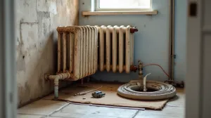 wymiana grzejnika łazienkowego