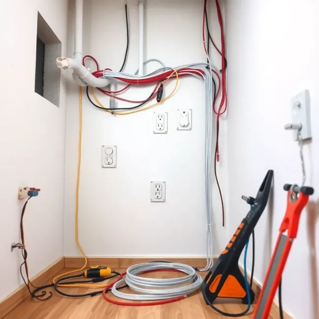 Wymiana instalacji elektrycznej w jednym pokoju