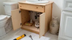 Wymiana szafki pod umywalkę