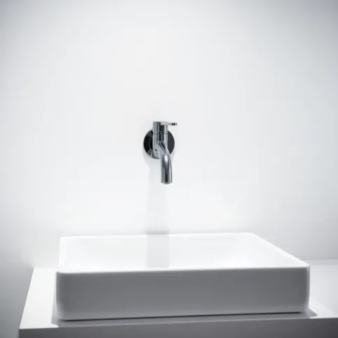 Wysokość baterii umywalkowej ściennej