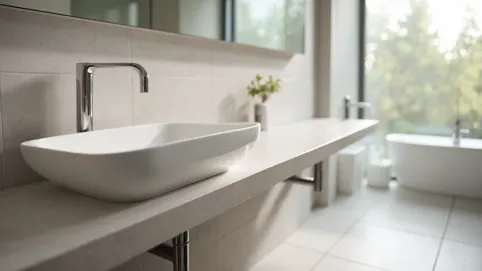 wysokość blatu łazienkowego