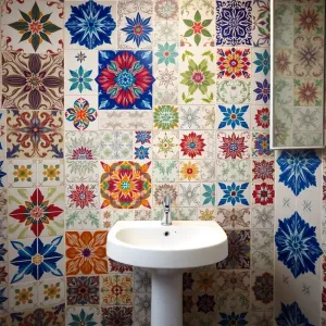 Wzory płytek do łazienki na ścianę