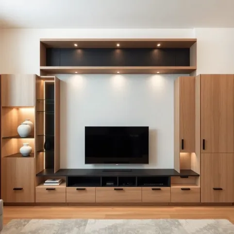 Zabudowa salonu na wymiar