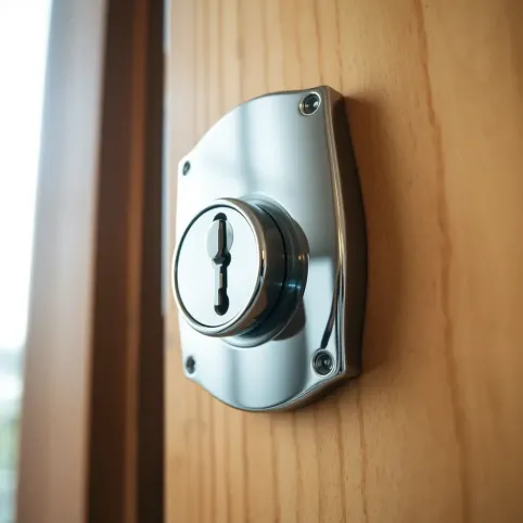 Zamek do drzwi pokojowych z kluczem
