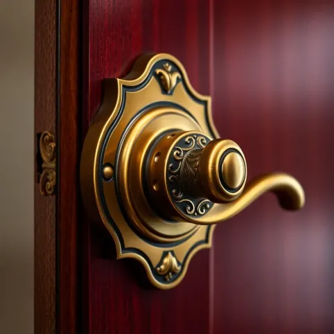 ZAMEK z klamka do drzwi pokojowych