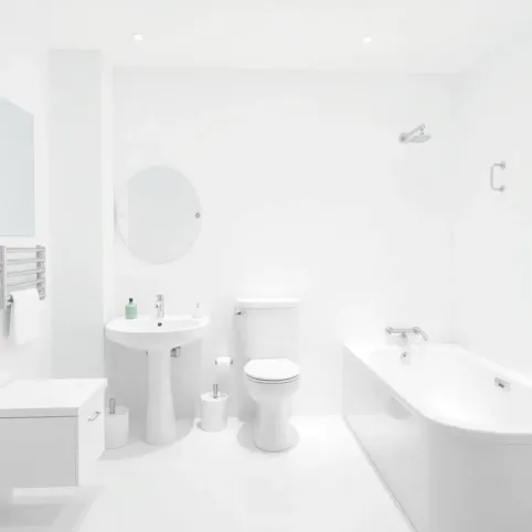 Zestaw do łazienki biały