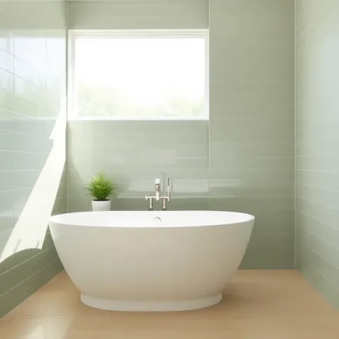 Zielona łazienka inspiracje