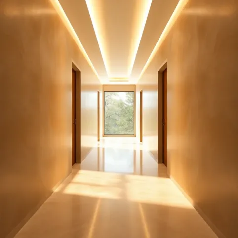 Żywica na ściany w przedpokoju