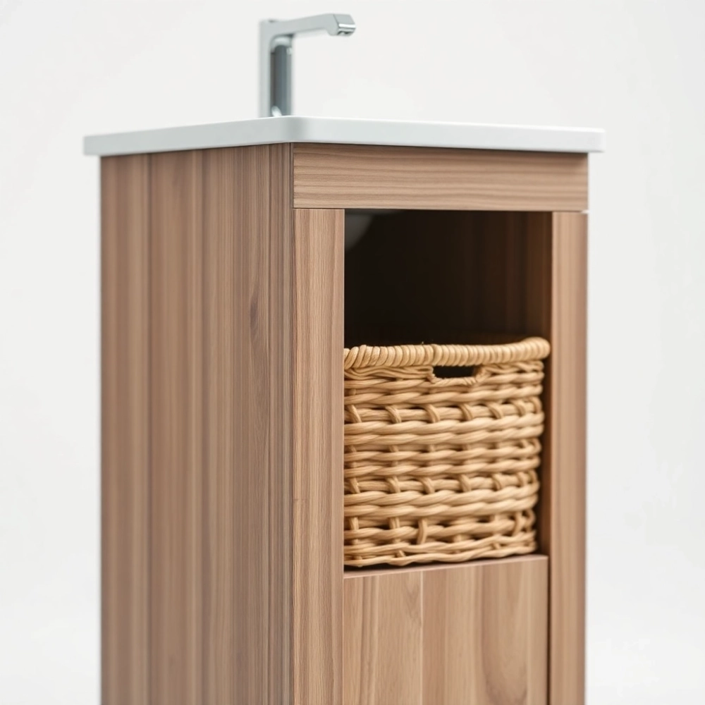 Słupek łazienkowy z koszem 50 cm