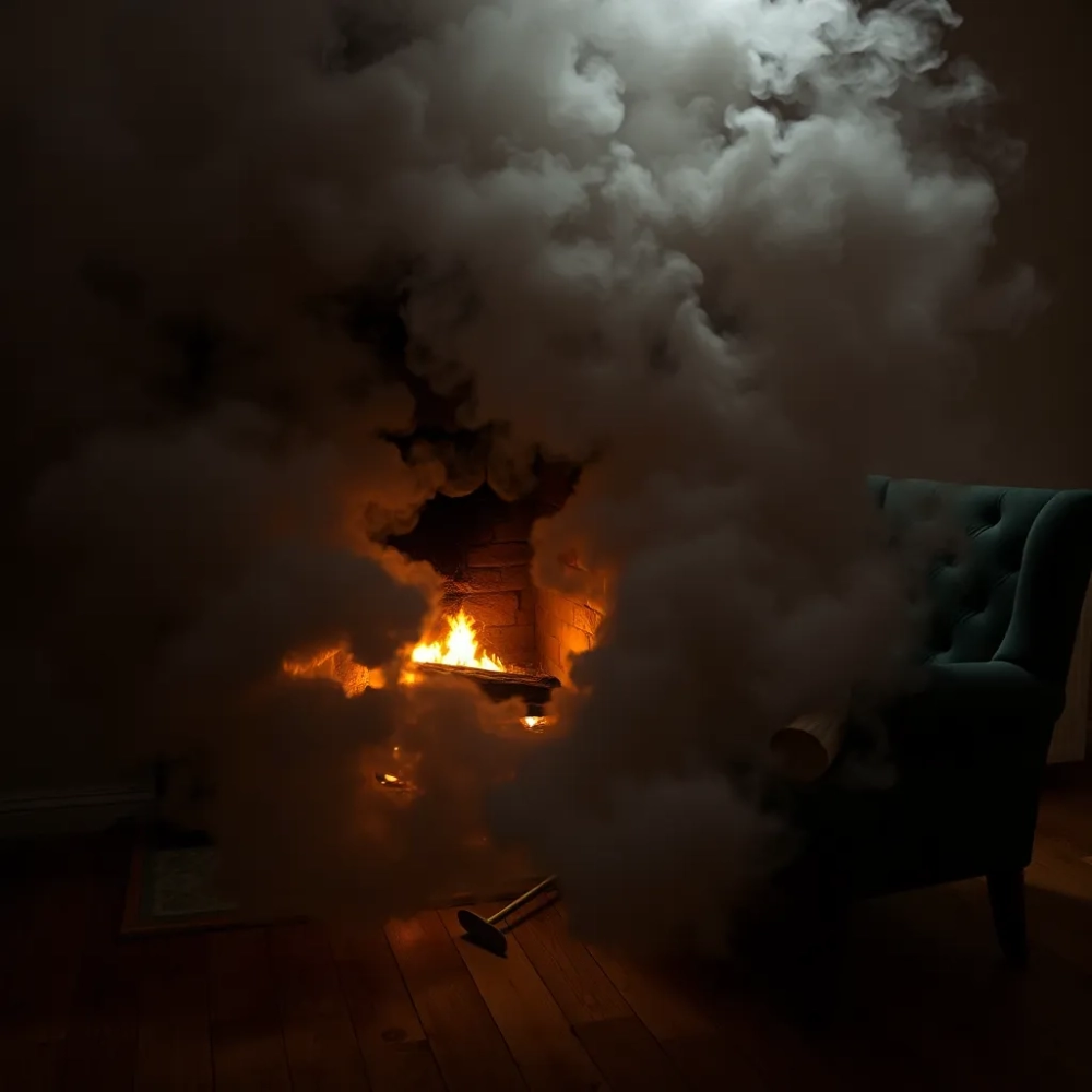 Smród z komina w pokoju