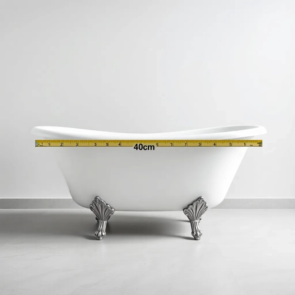 Standardowa wysokość wanny