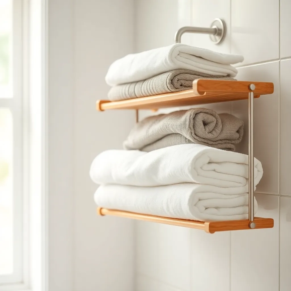 Stojak na ręczniki do łazienki