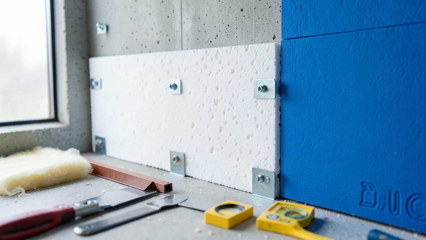 Styropian (EPS i XPS) do ocieplenia ścian od wewnątrz kiedy i jak