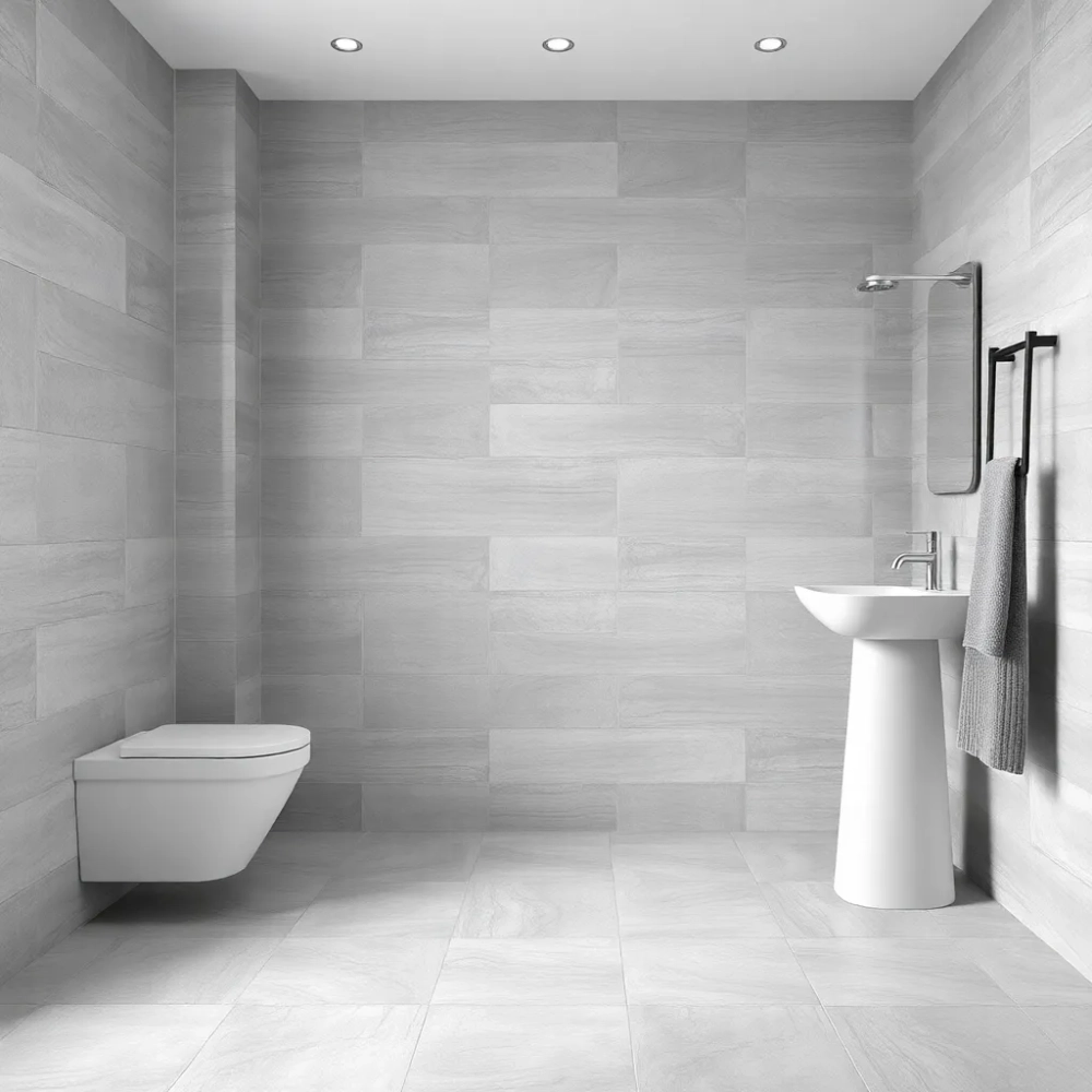 Szare płytki do łazienki 120x60