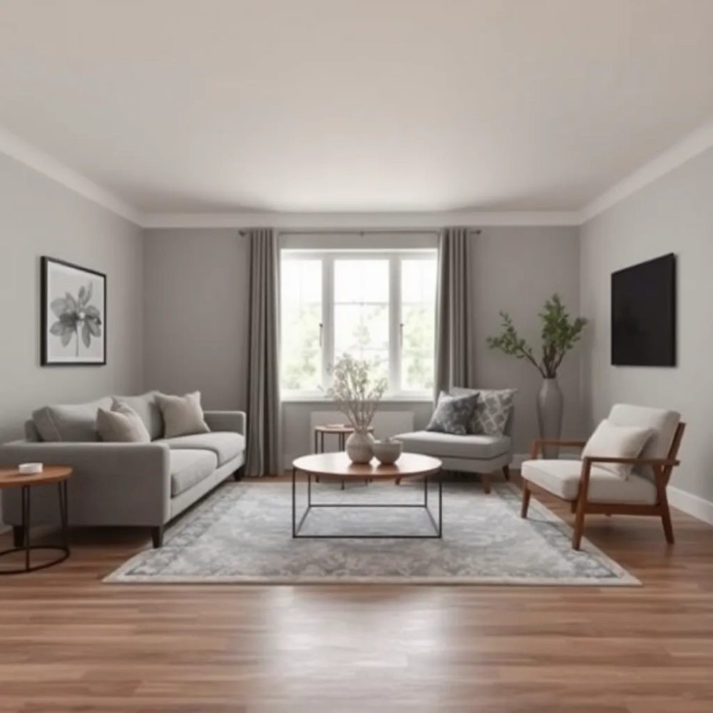 Szary salon inspiracje