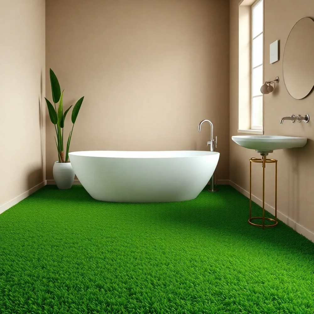 Sztuczna trawa do łazienki