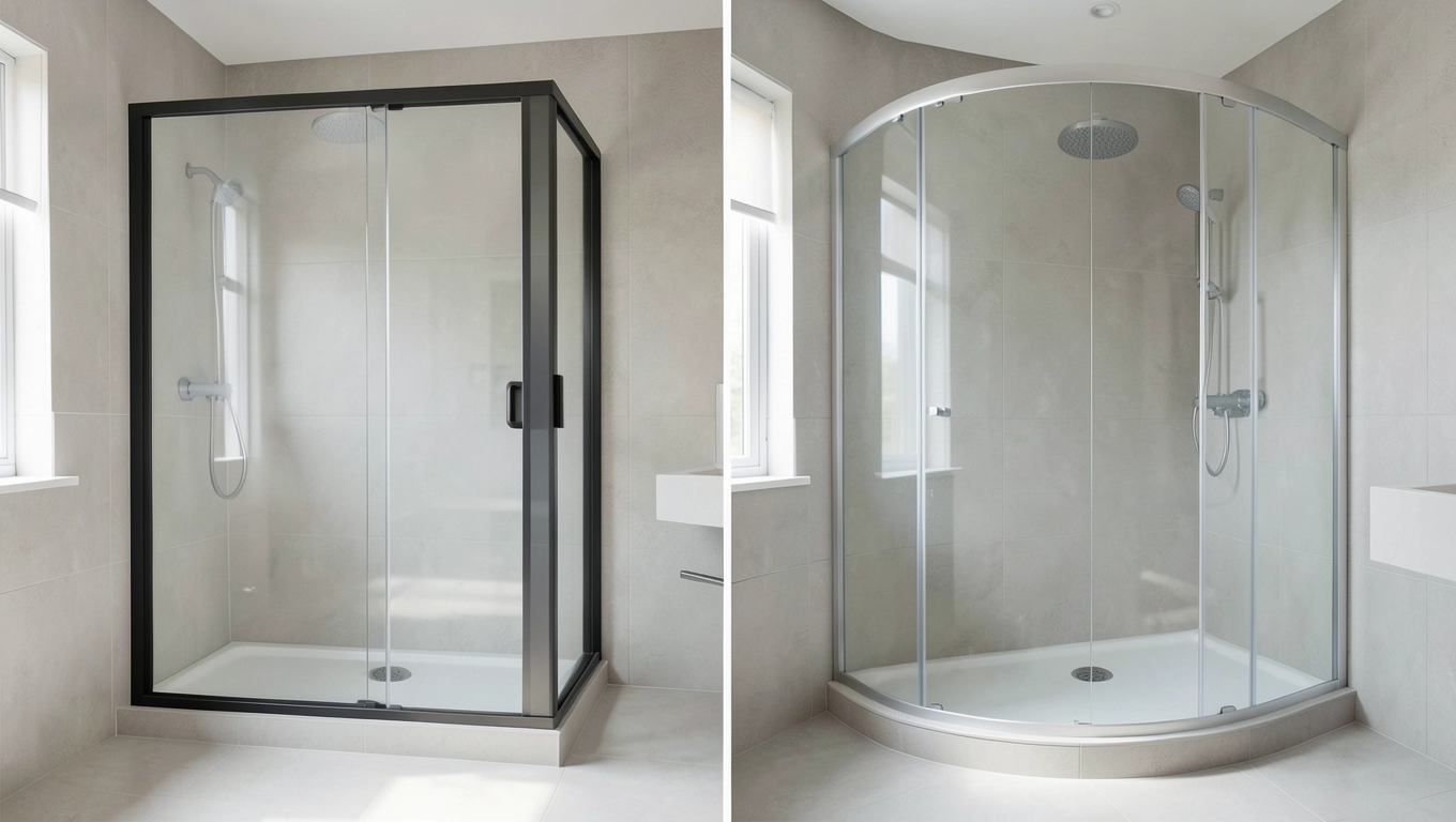 Szyba prysznicowa kwadratowa czy półokrągła - cena