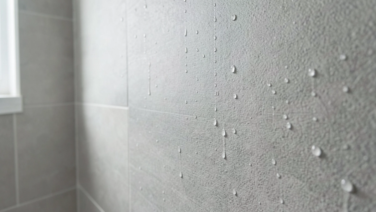 tapeta z włókna szklanego pod prysznic