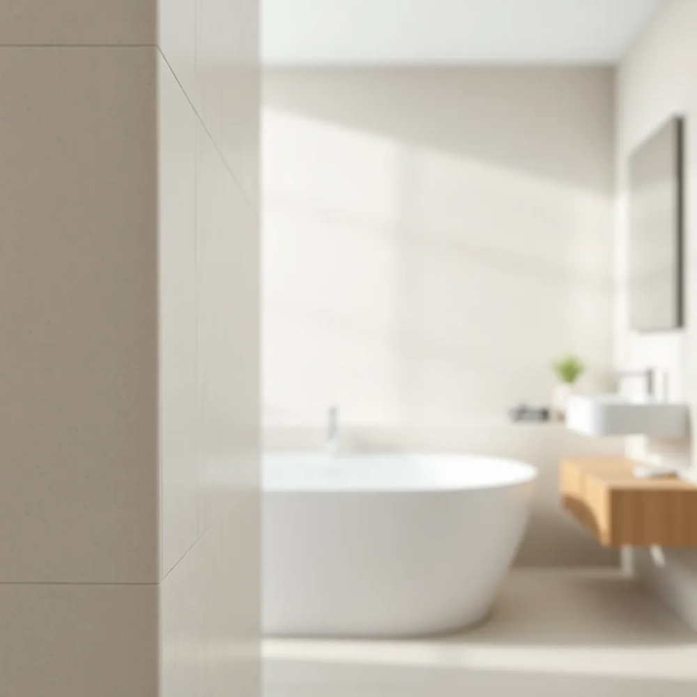 Tapety z włókna szklanego do łazienki