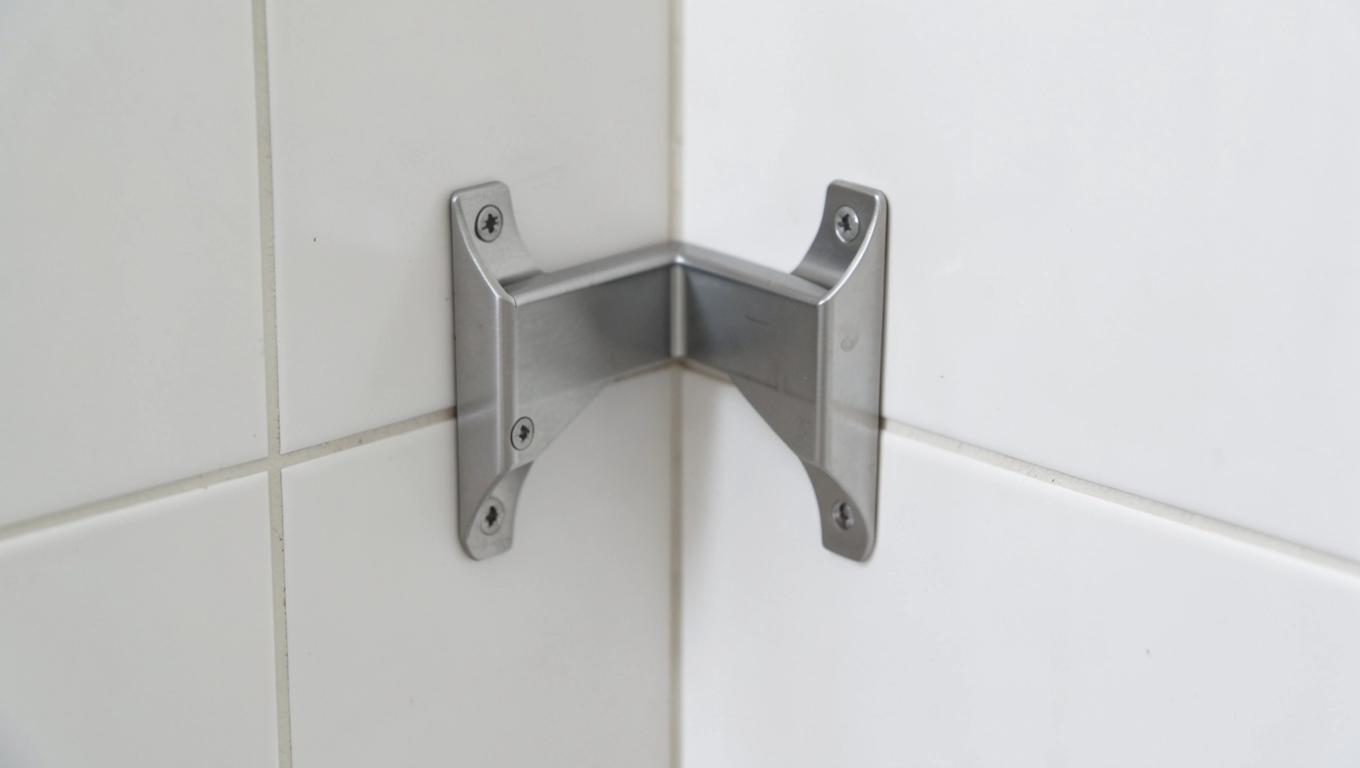 Uchwyty kątowe do mocowania grzejnika łazienkowego